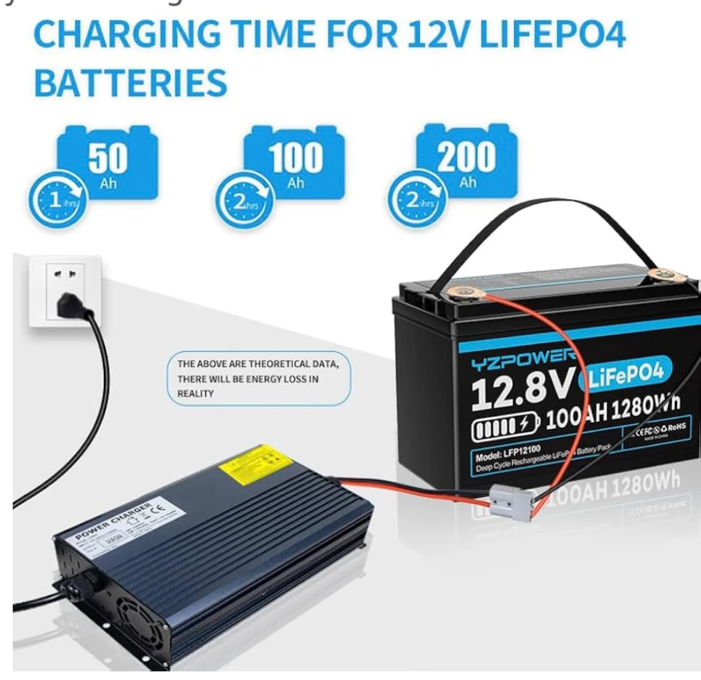 Power Charger 12V LifePO4 Battery Charger - photo 5