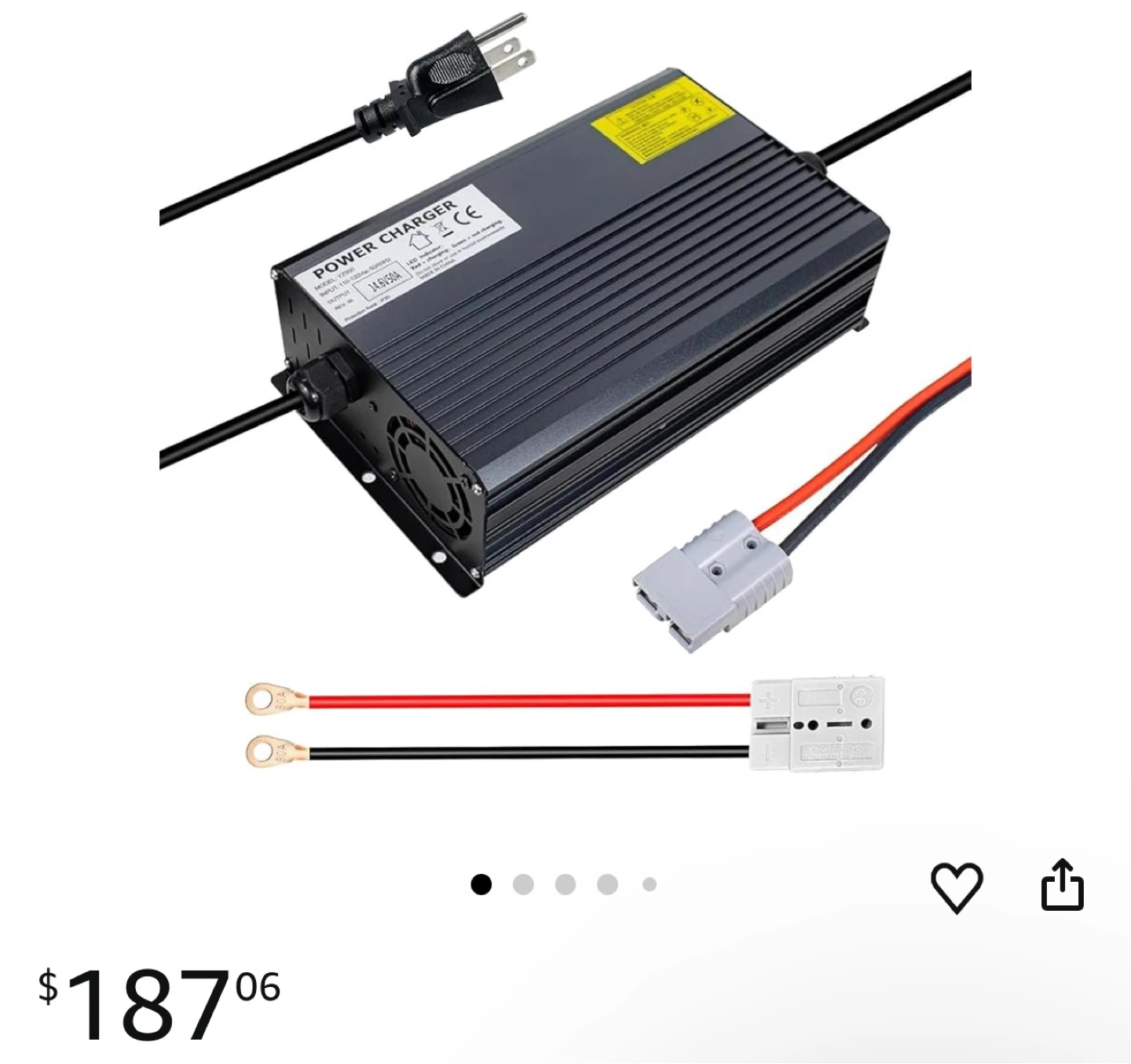 Power Charger 12V LifePO4 Battery Charger