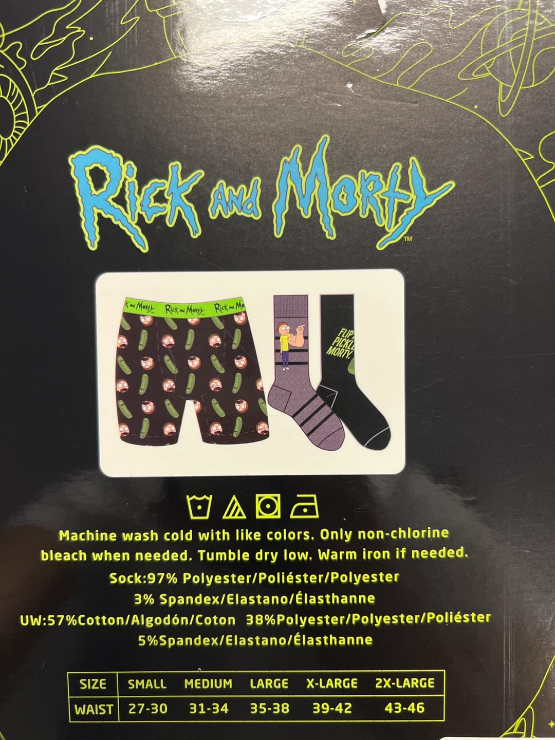 Rick and Morty Sock and boxers giftset size medium - photo 3