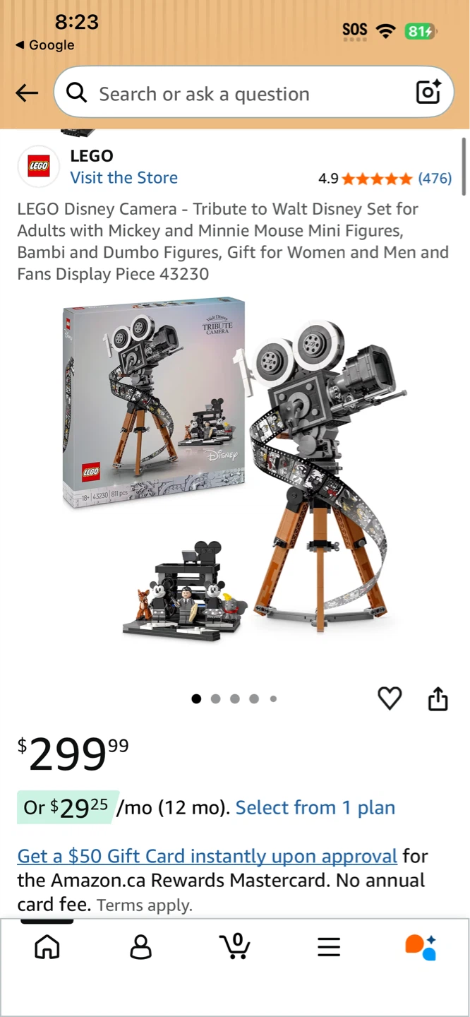 LEGO Disney 43230 Walt Disney Tribute Camera NEW SEALED Retired - photo 3