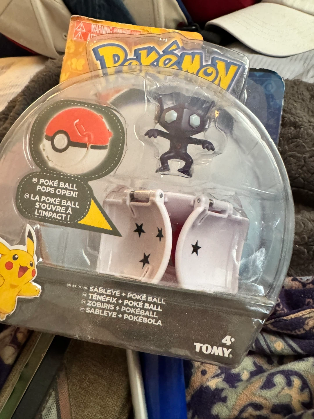 Tomy Pokemon Sableye + Poke Ball Action Figure Toy