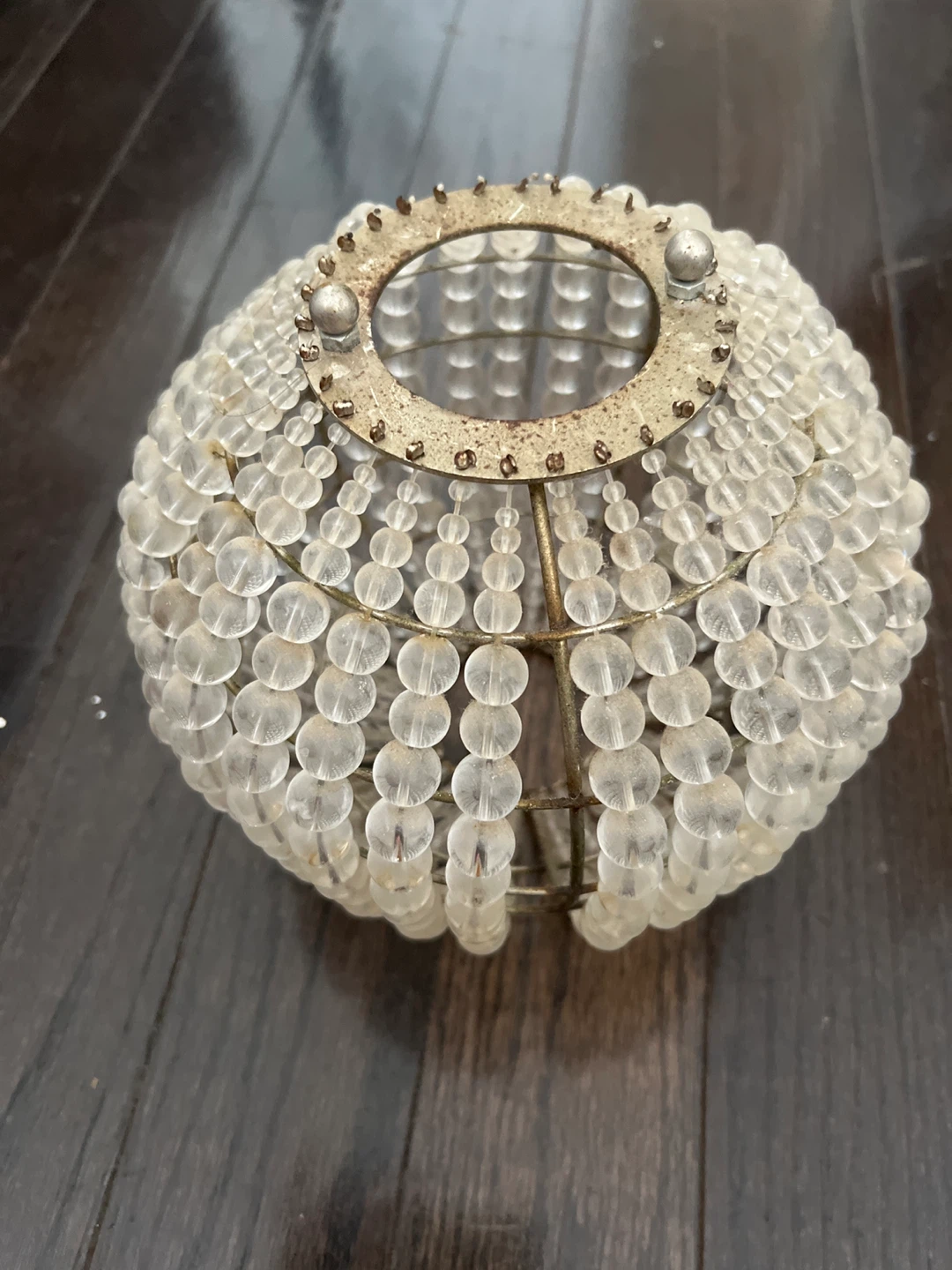 Beaded Lampshade Cover