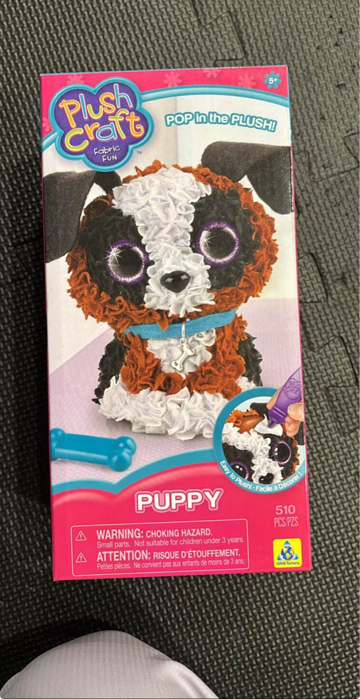 Plush Craft Fabric Fun Puppy Craft Kit