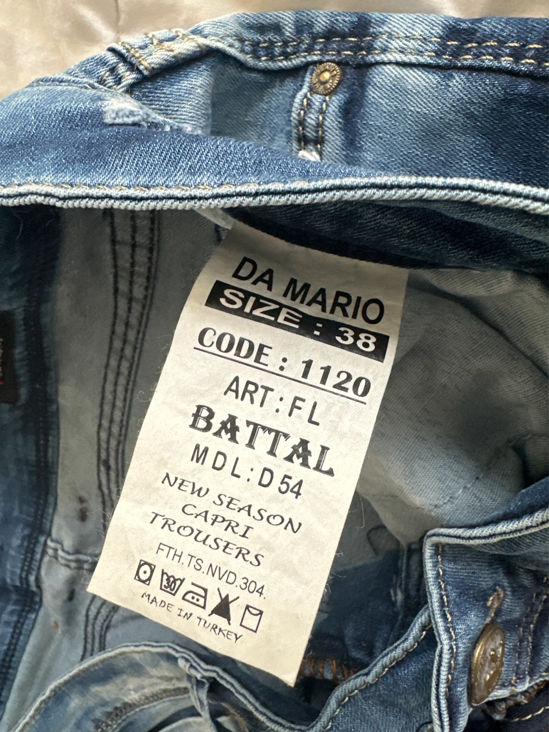 DA MARIO Capri Trousers Size 38 - photo 3