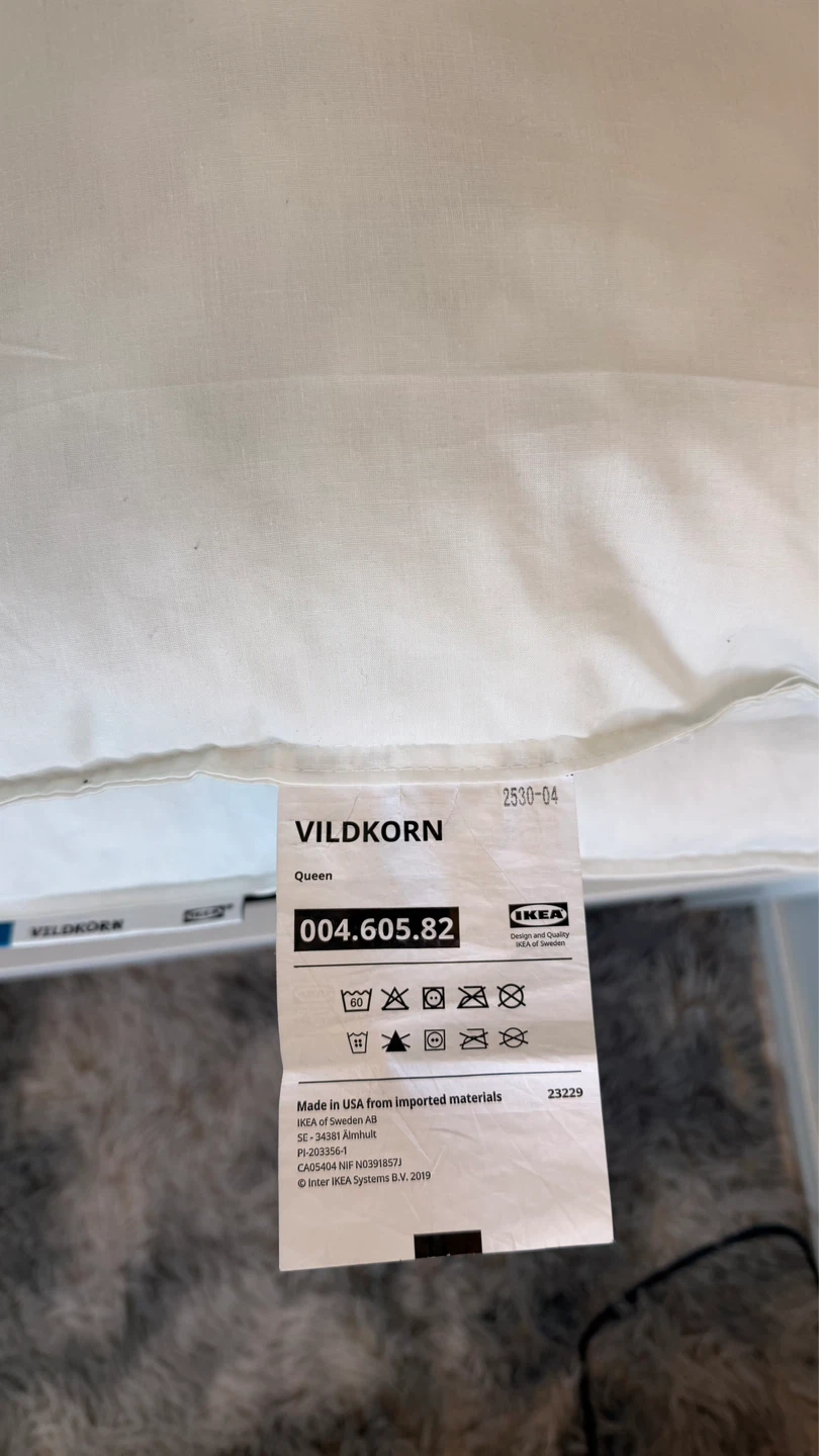IKEA VILDKORN Queen Pillow Set - photo 3