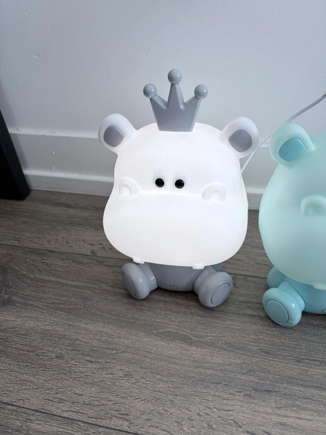 Hippo Night Light - Blue