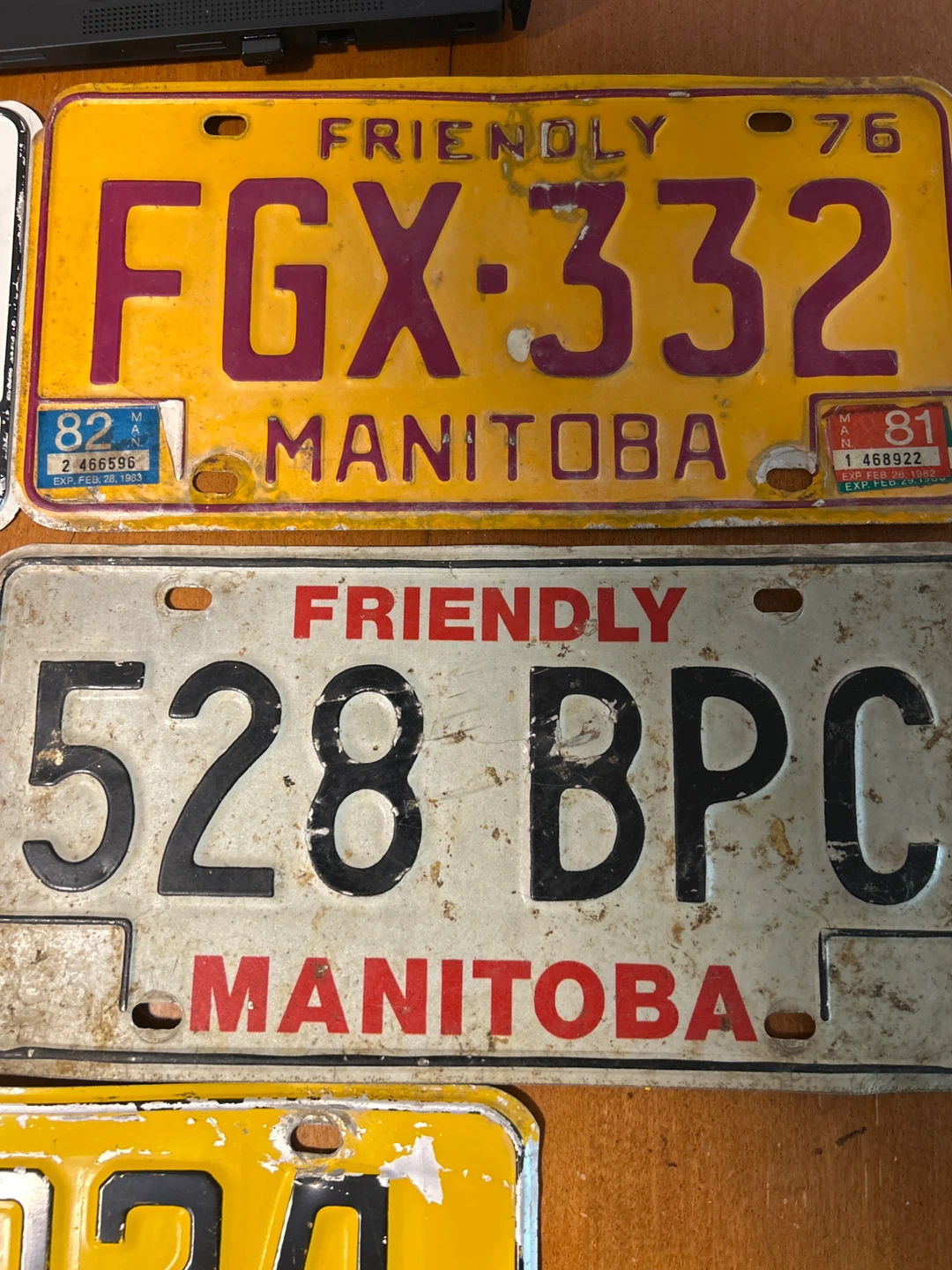 Collectible Manitoba License Plates - photo 2