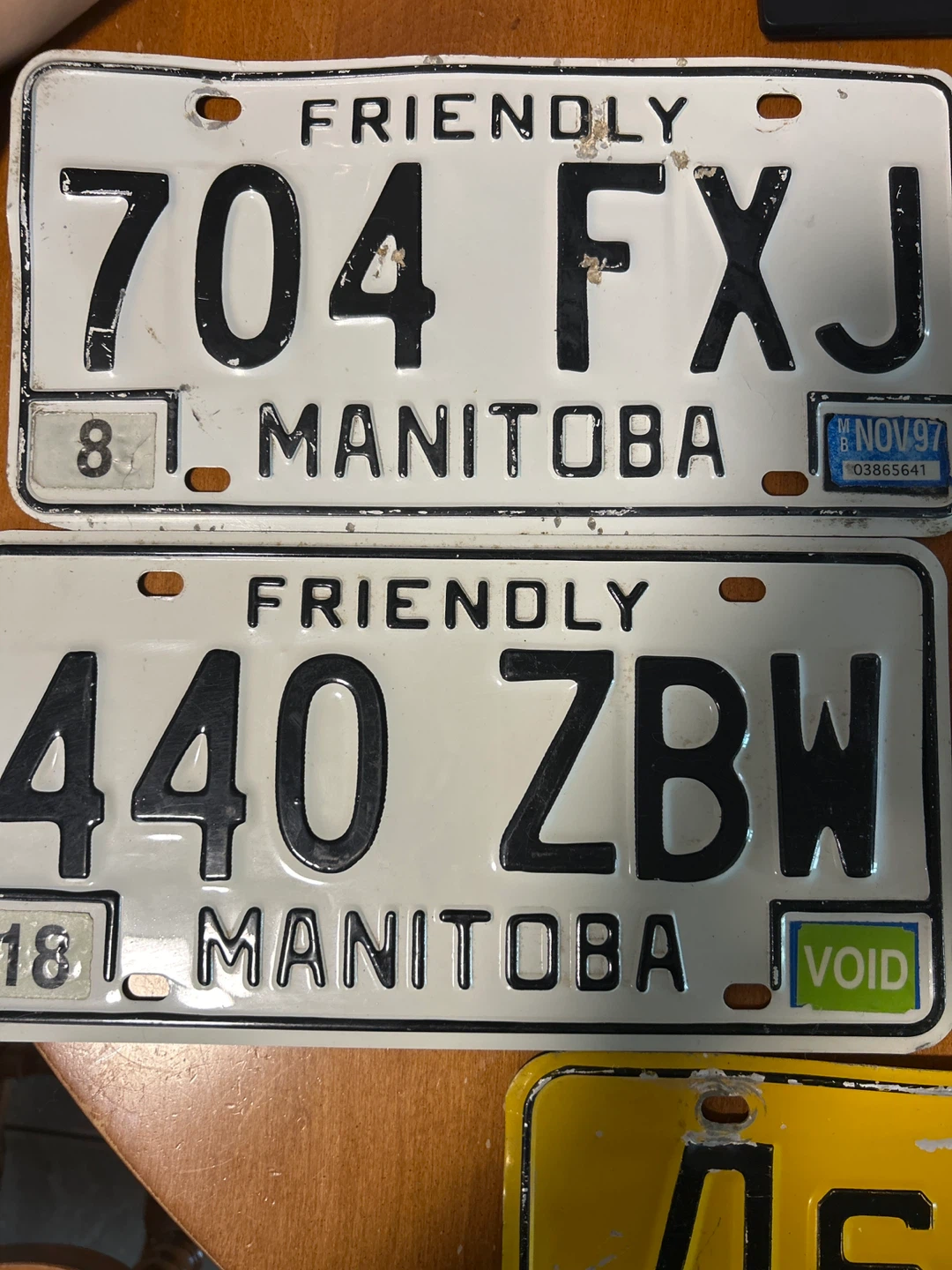 Collectible Manitoba License Plates - photo 4