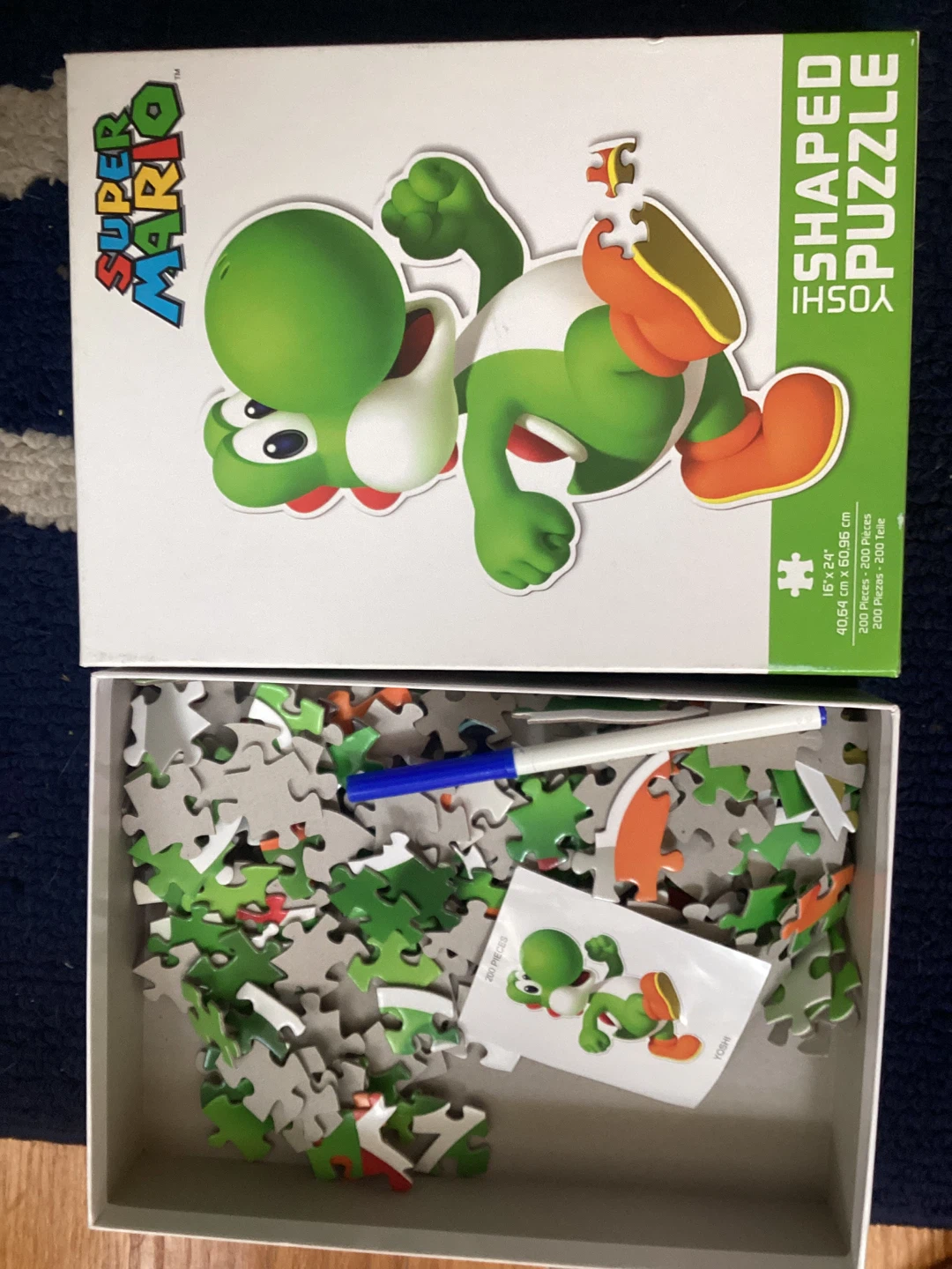 Super Mario Yoshi Shaped Puzzle - 200 Pieces - photo 2