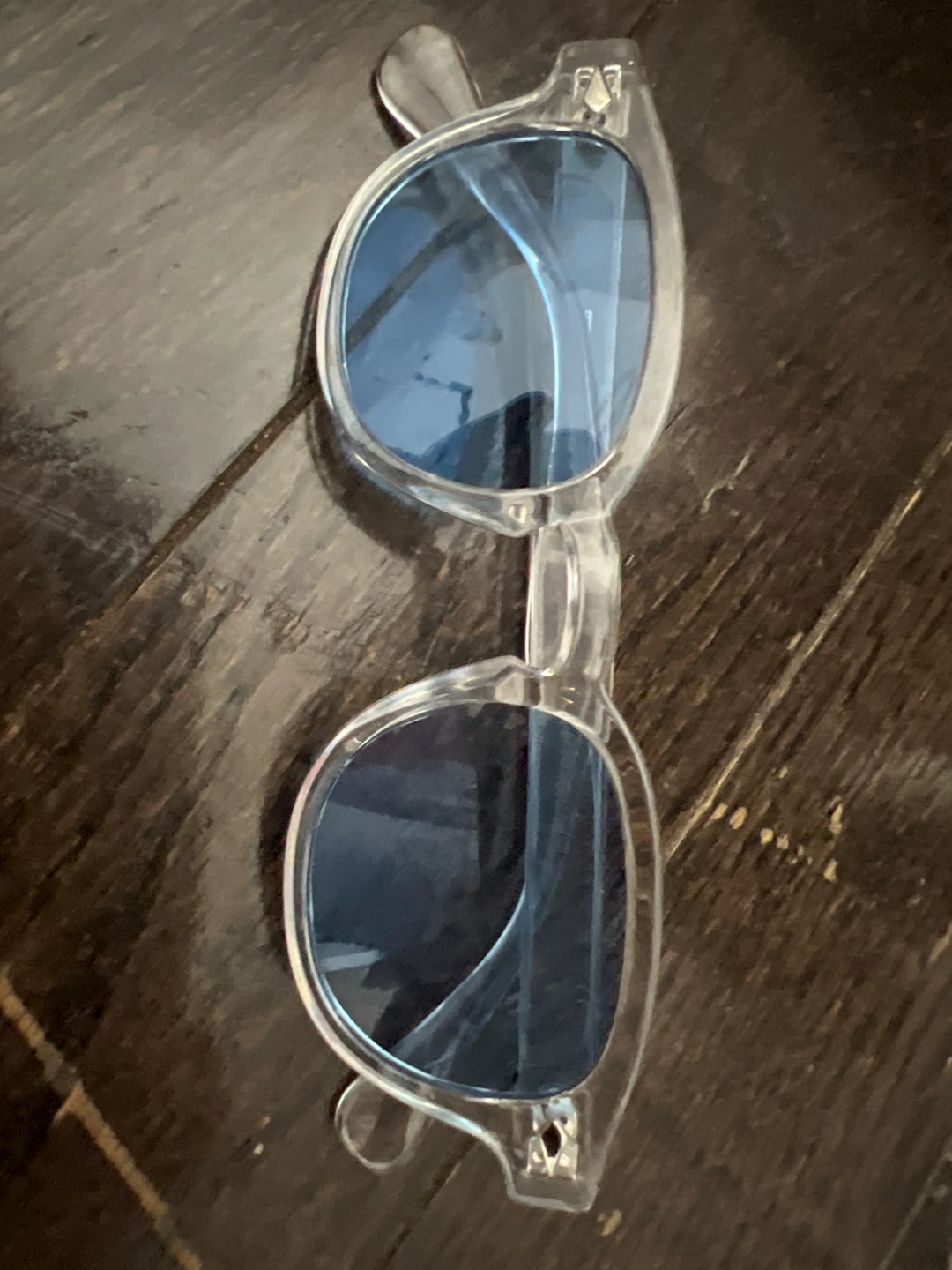 Explicit Poets Clear Frame Sunglasses