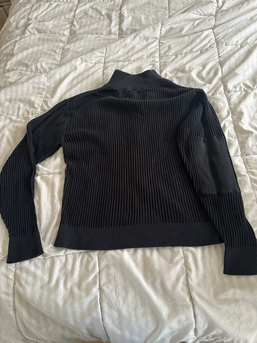 Buffalo David Bitton Black Ribbed Knit Sweater M/M - photo 3