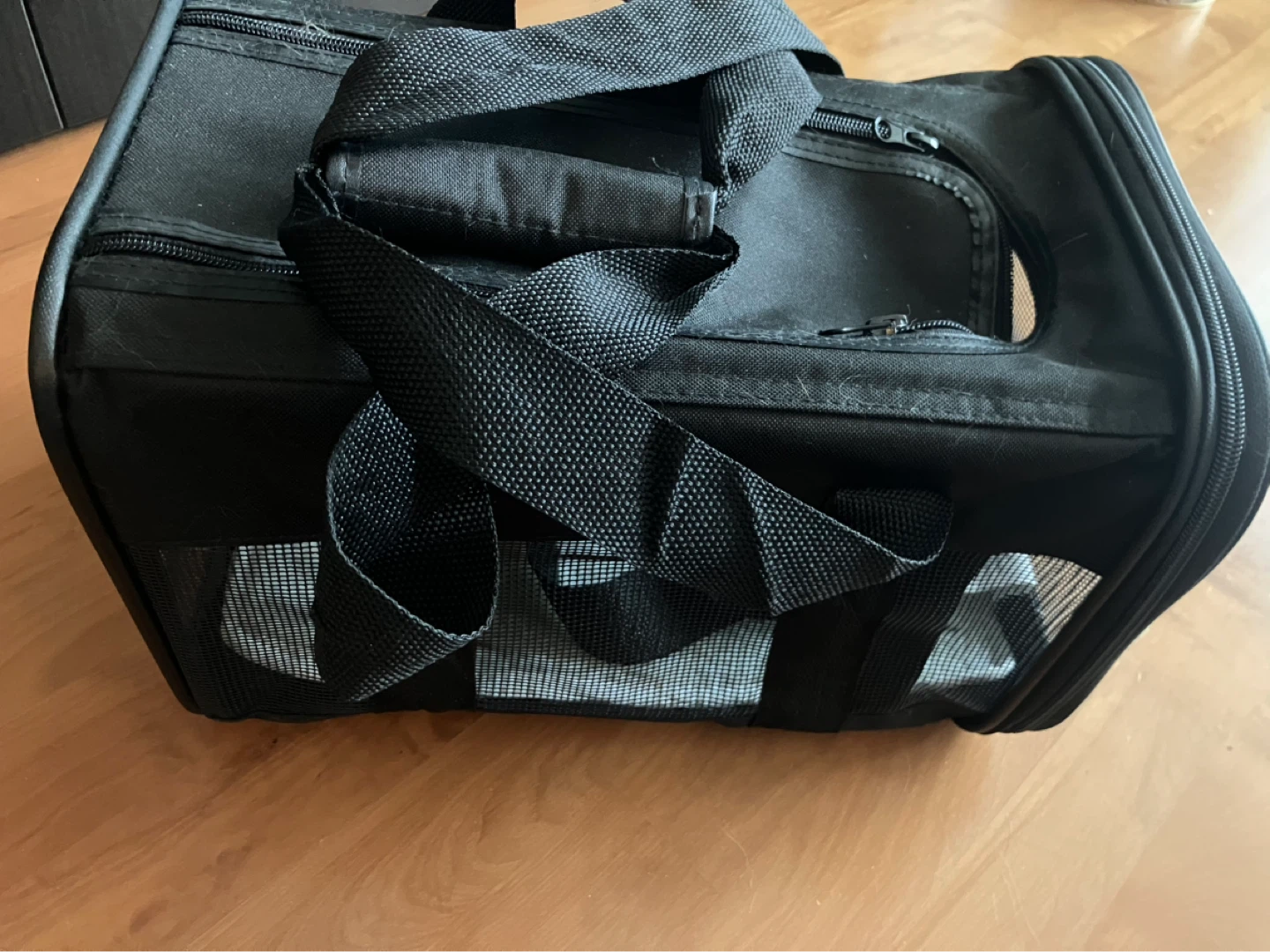 Black Pet Carrier Bag - photo 2