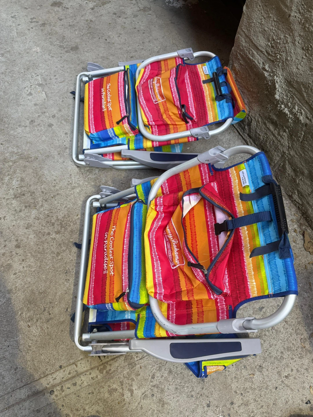 Tommy Bahama Beach Chairs - Set of 2 - Rainbow Stripe - photo 5