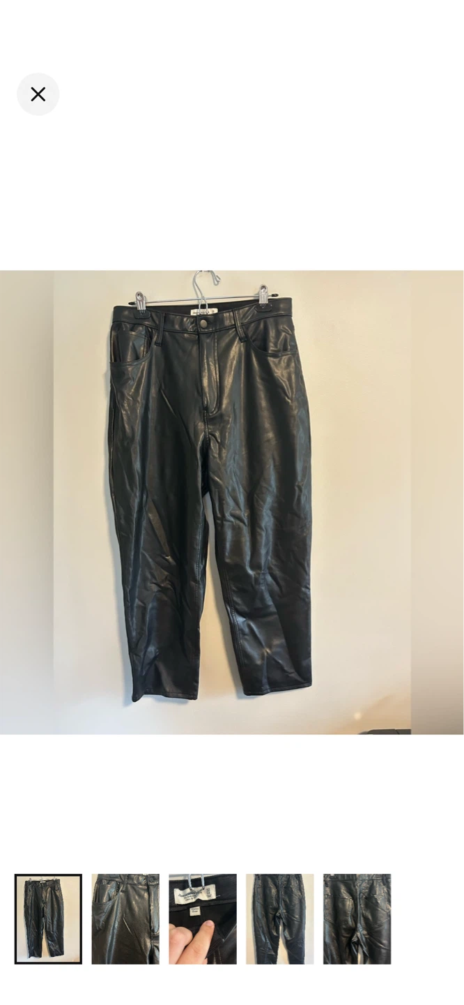 Abercrombie & Fitch Faux Leather Pants