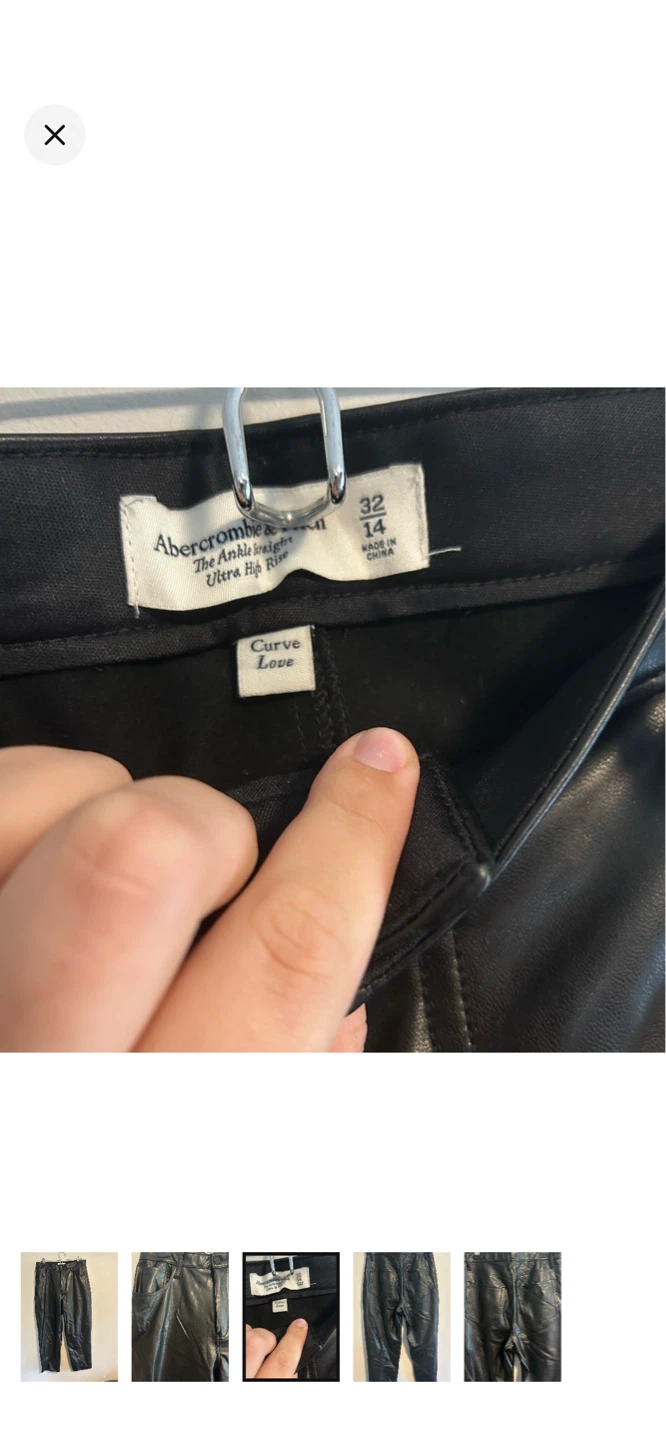 Abercrombie & Fitch Faux Leather Pants - photo 3