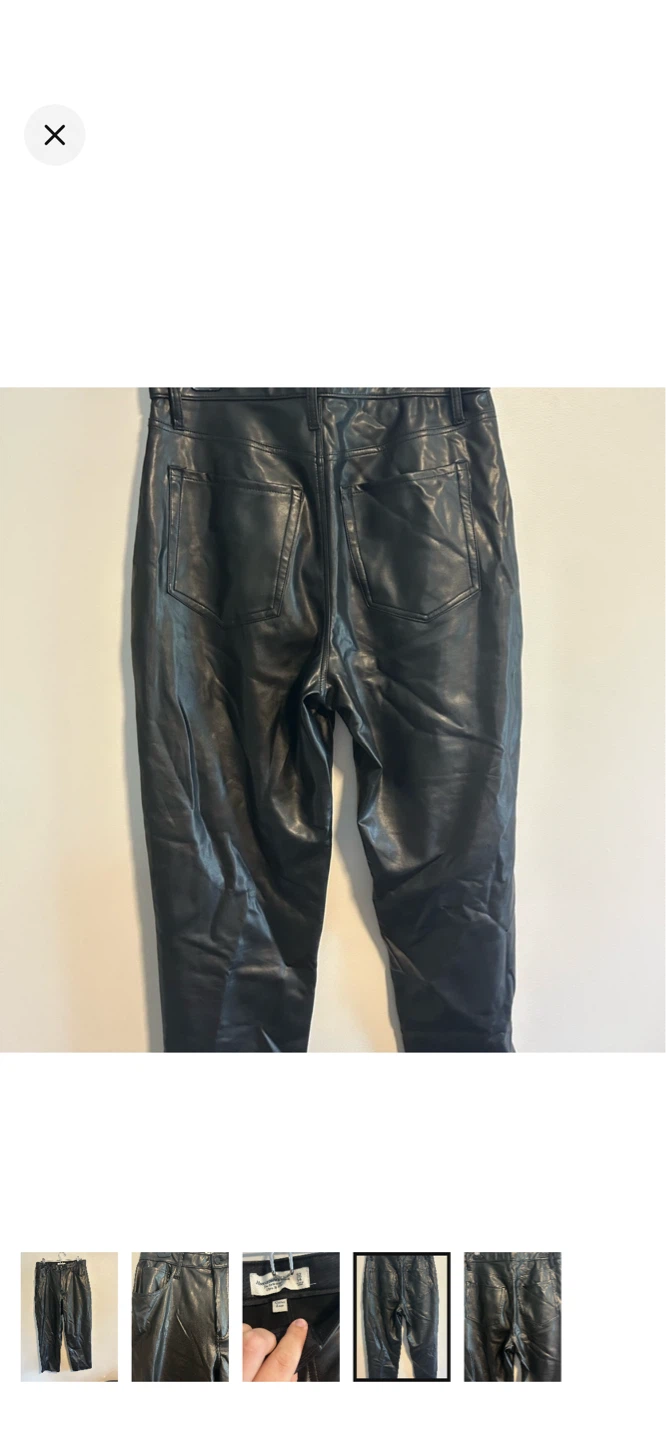 Abercrombie & Fitch Faux Leather Pants - photo 4