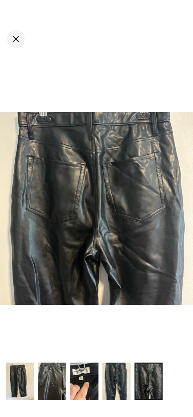 Abercrombie & Fitch Faux Leather Pants - photo 5