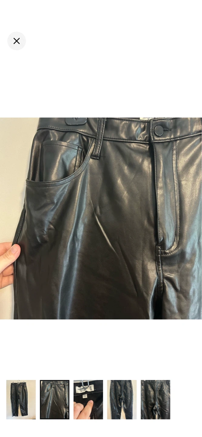 Abercrombie & Fitch Faux Leather Pants - photo 2