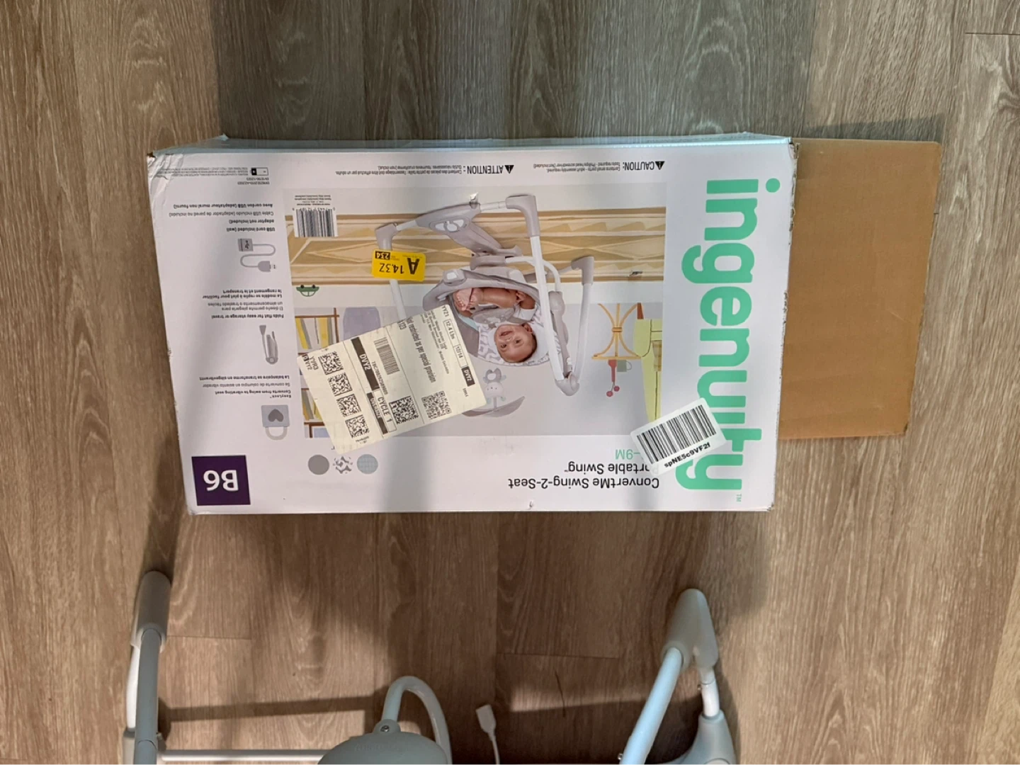 Ingenuity Baby Swing – Automatic Swing – Like New - photo 5