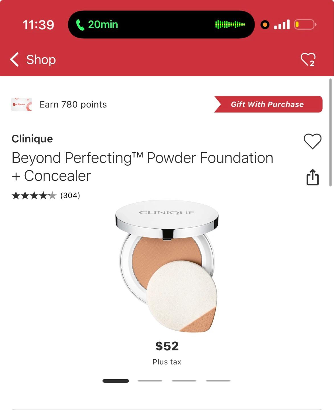 Clinique Beyond Perfecting Powder Foundation + Concealer