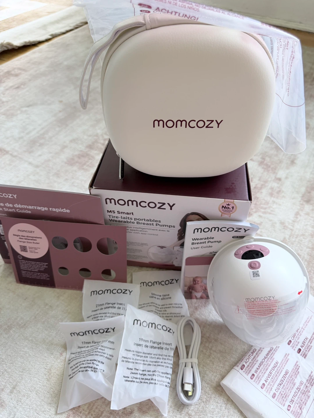 Momcozy M5 Smart Wearable Breast Pumps
