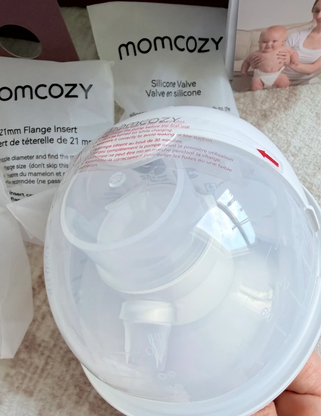 Momcozy M5 Smart Wearable Breast Pumps - photo 2
