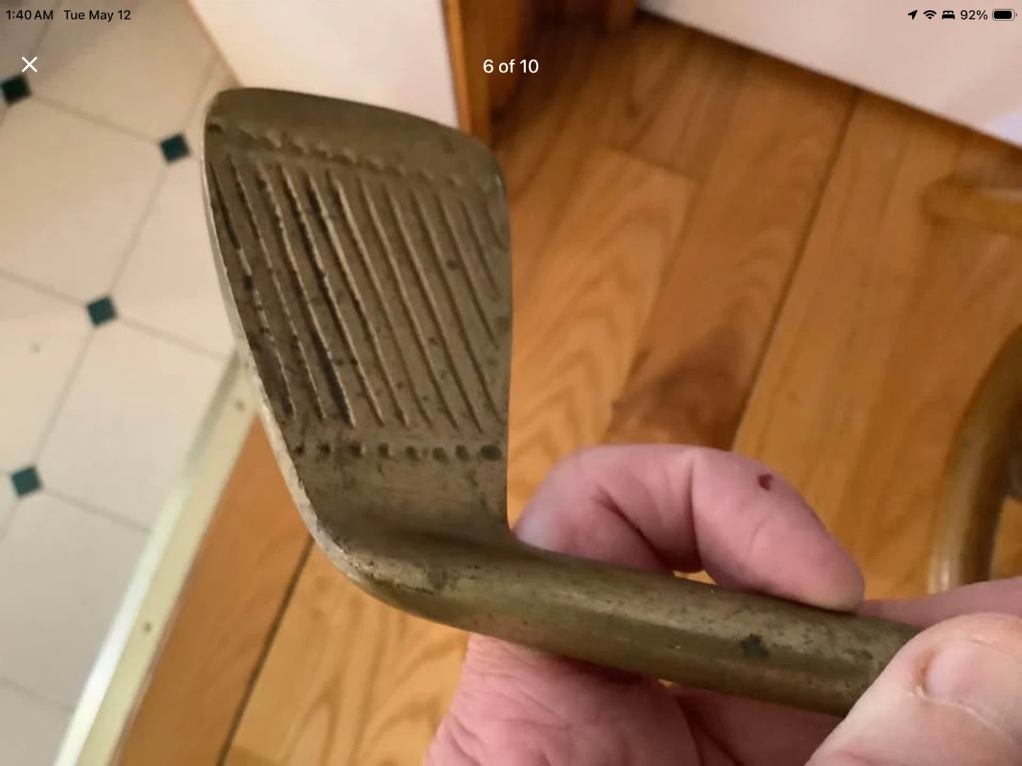 Vintage Solid Brass Pitching Wedge 🐞 - photo 5