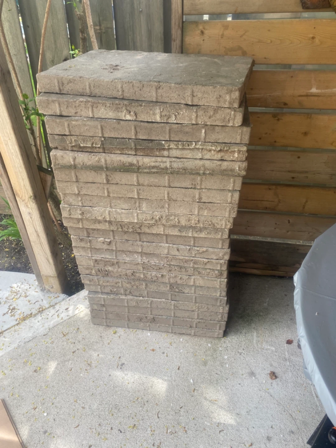 21 Concrete Patio Stones 24” x 16” — Pickup Only - photo 2