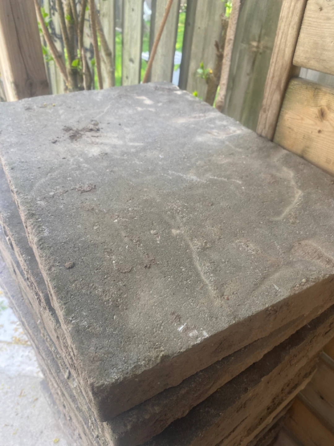 21 Concrete Patio Stones 24” x 16” — Pickup Only