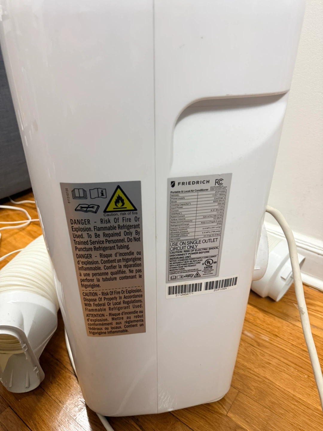 Friedrich Portable & Local Air Conditioner - photo 3