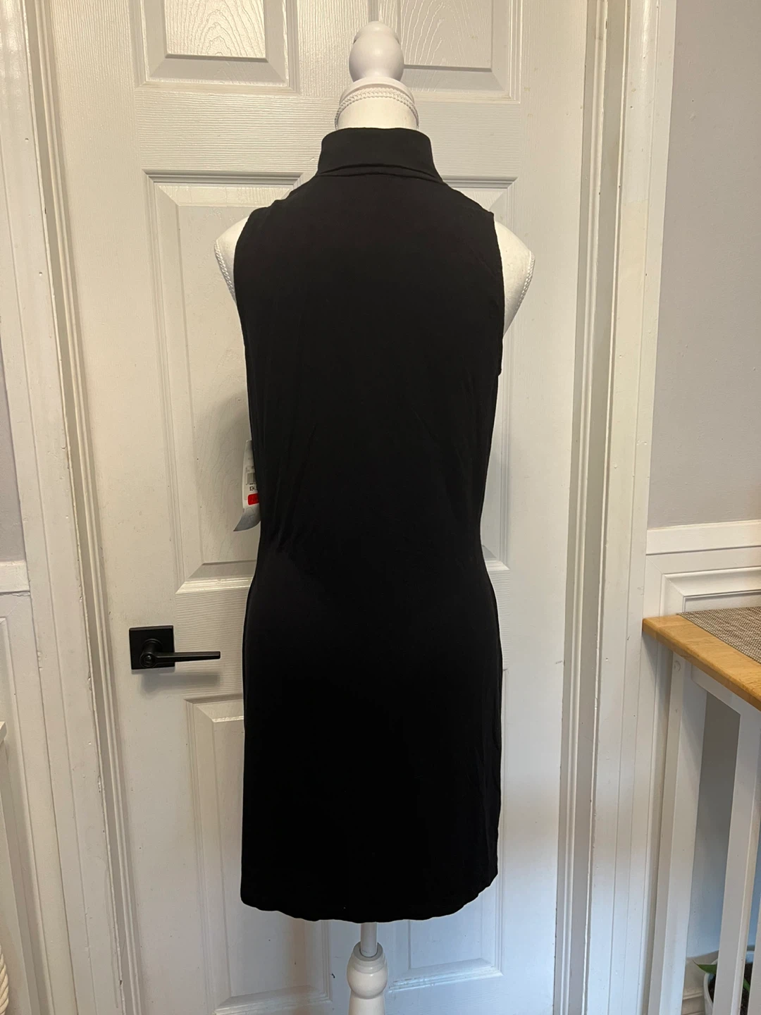 Bianca Nygard Black Sleeveless Mock Neck Dress - photo 3