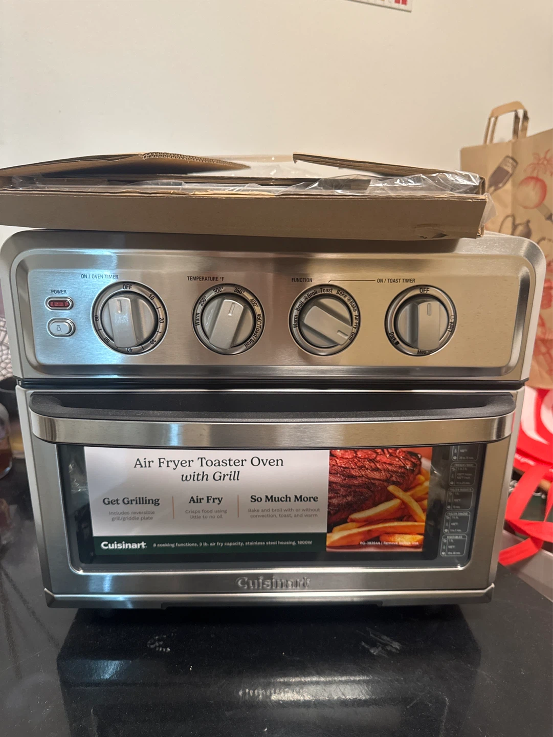MOVE OUT SALE!! UNUSED Cuisinart Air Fryer Toaster Oven - photo 3