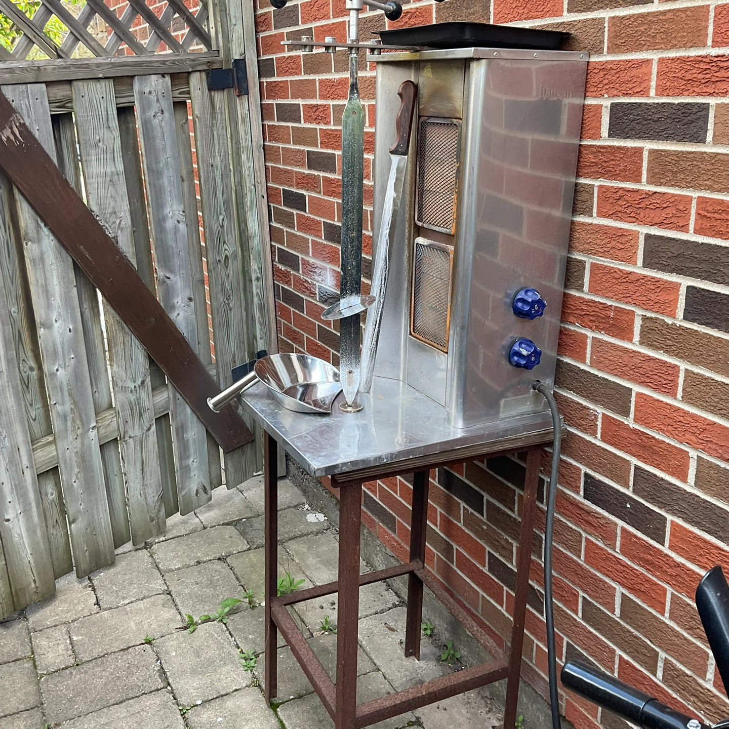 Commercial Donair Shawarma Grill Machine