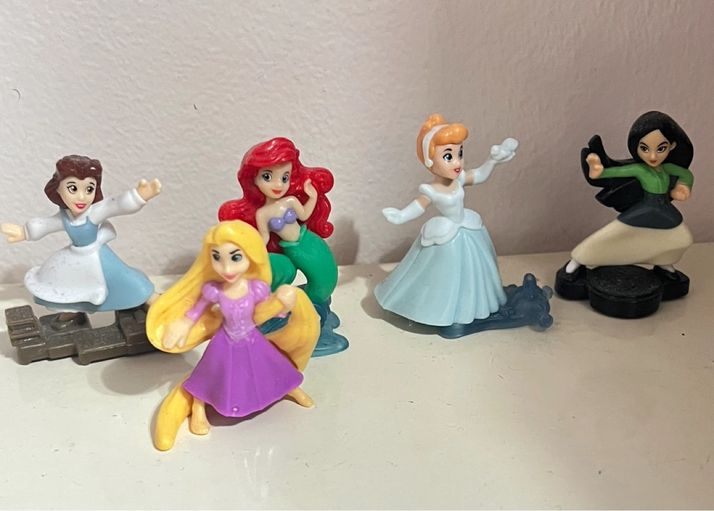 Disney Princess Kinder Surprise Figurines - Set of 5