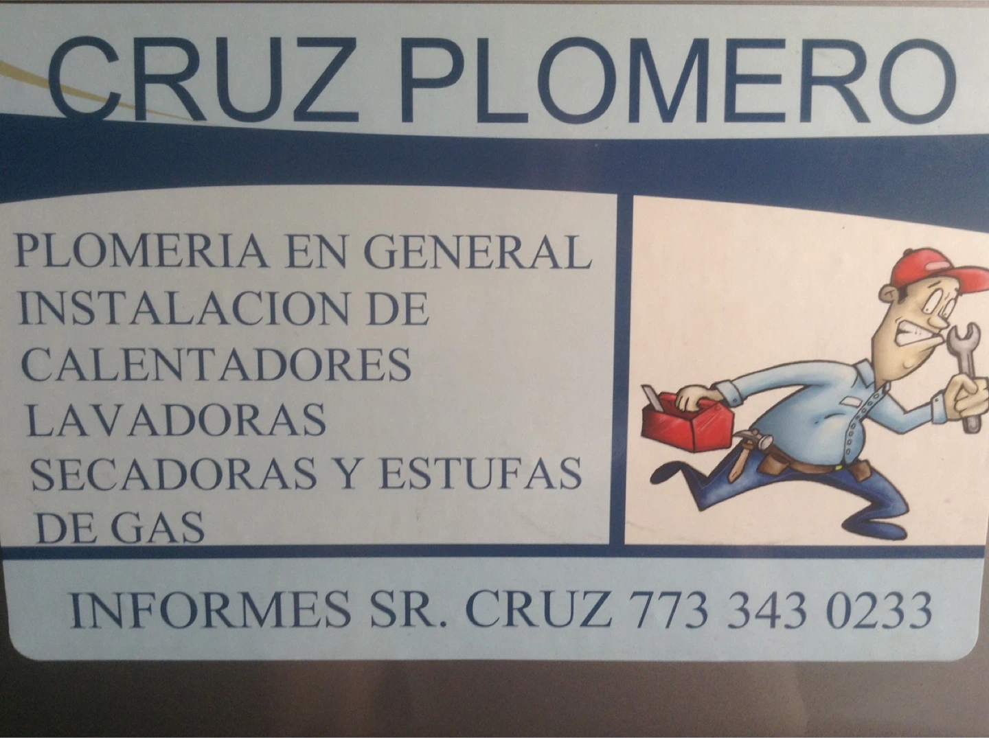 Cruz Plomero Plumbing Services