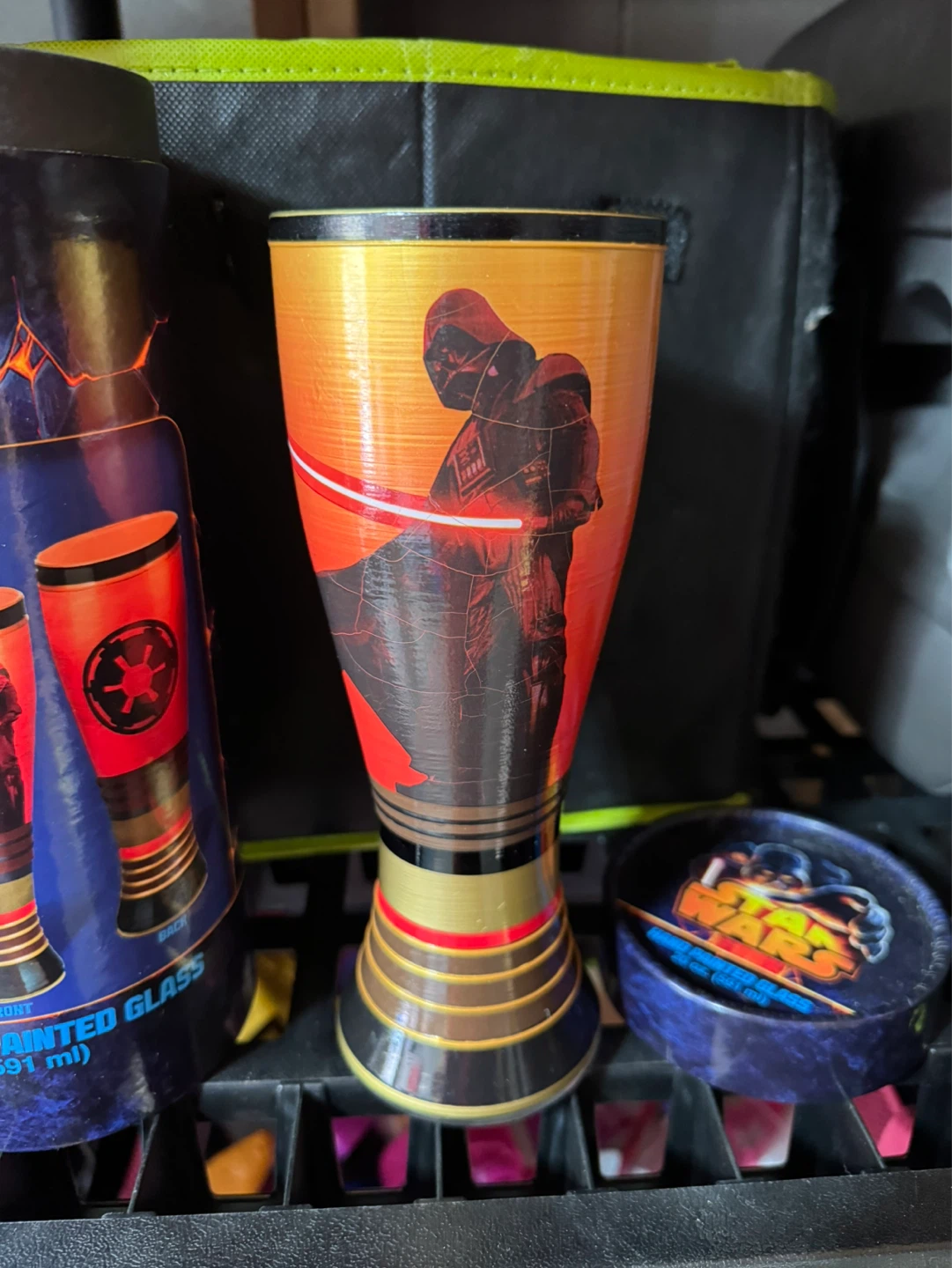 Star Wars Hand Painted Glass 20 oz