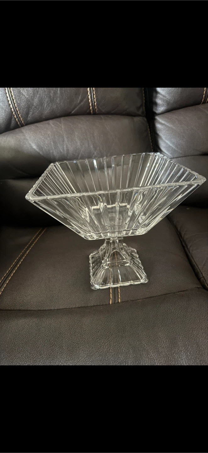 Crystal Clear Alexandria 8.5" Footed Compote - photo 4