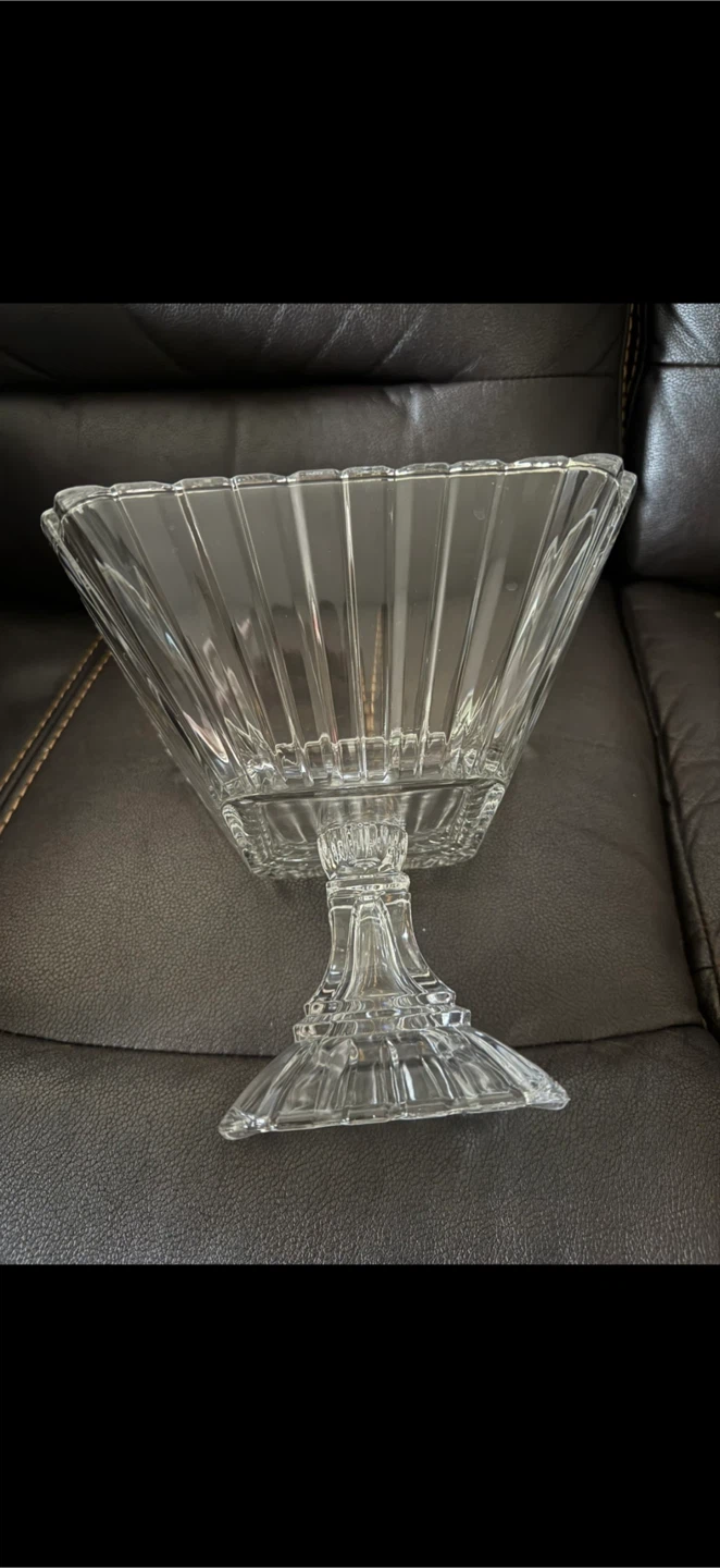 Crystal Clear Alexandria 8.5" Footed Compote - photo 3