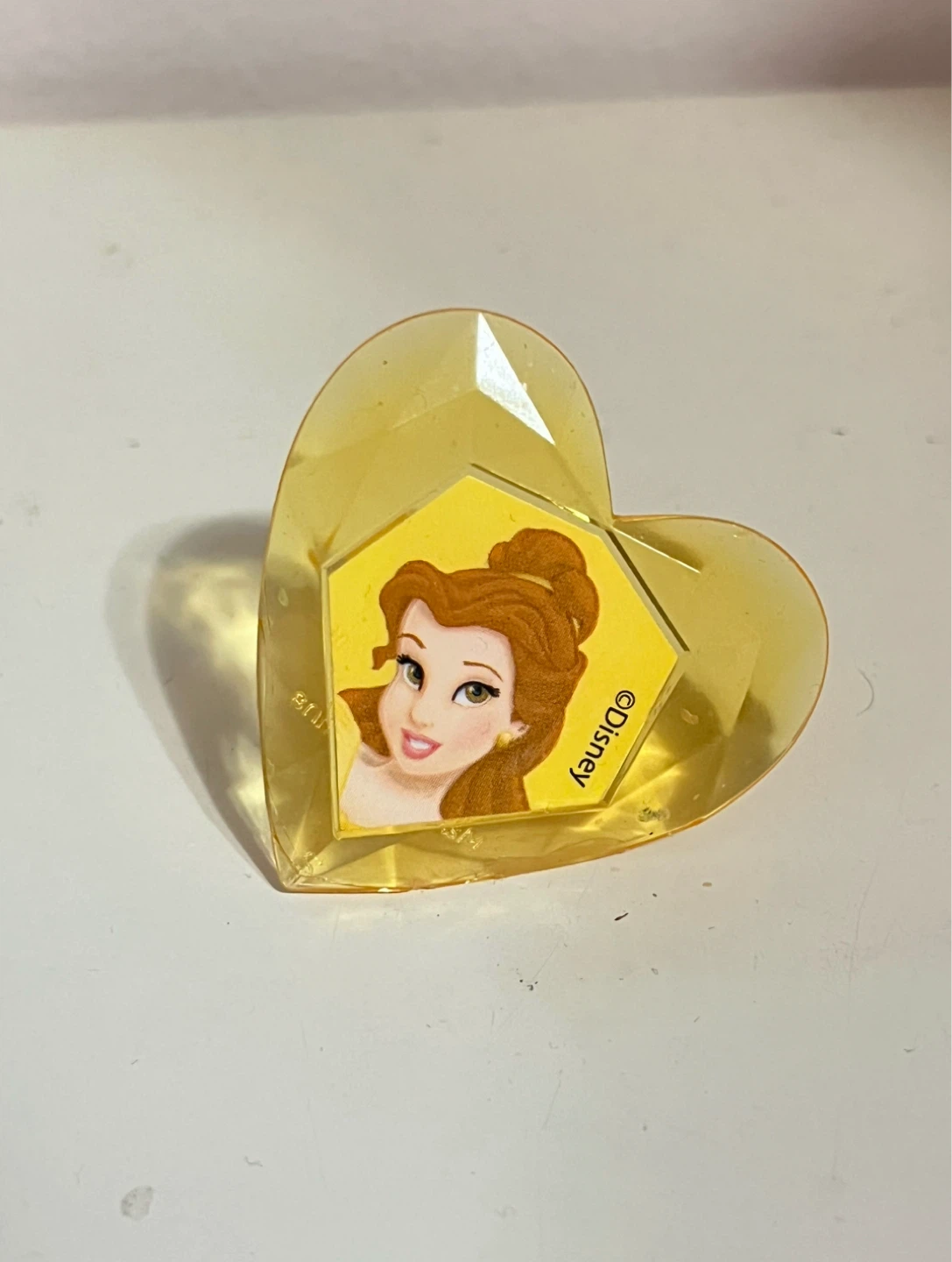 Kids Size Disney Belle Heart Ring