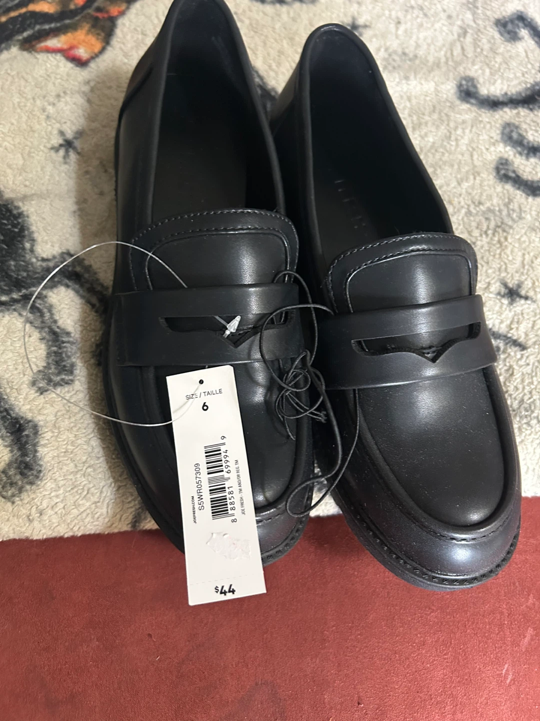 Joe Fresh Black Loafers - Size 6