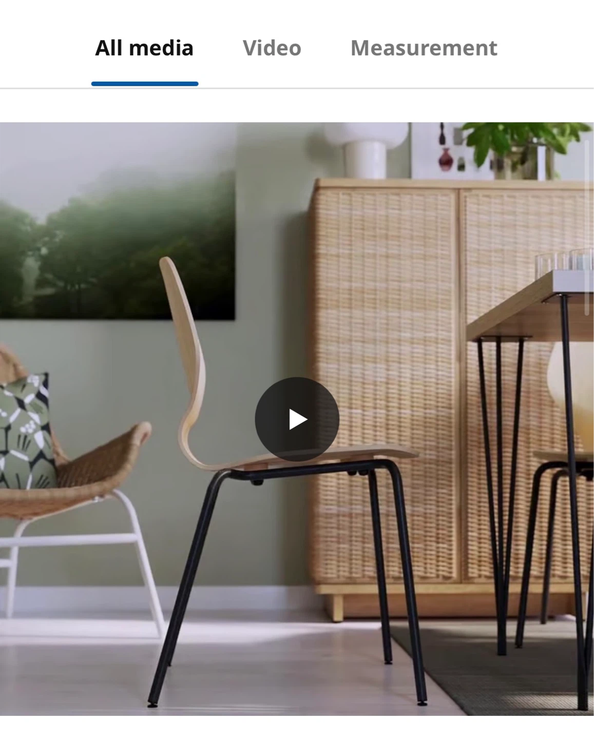 IKEA SKÄLSTA Chair - Oak Veneer / Black-Gray - photo 2