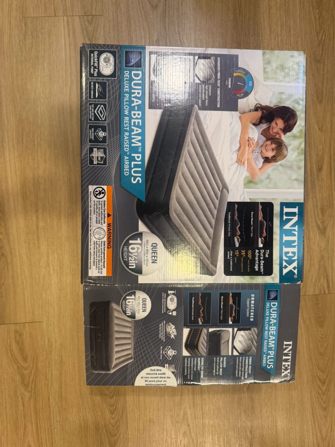 INTEX Queen Dura-Beam Plus Airbed 16.5" Height