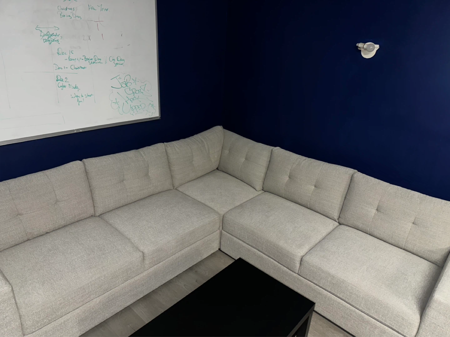 Sectional Sofa - Light Grey - photo 3