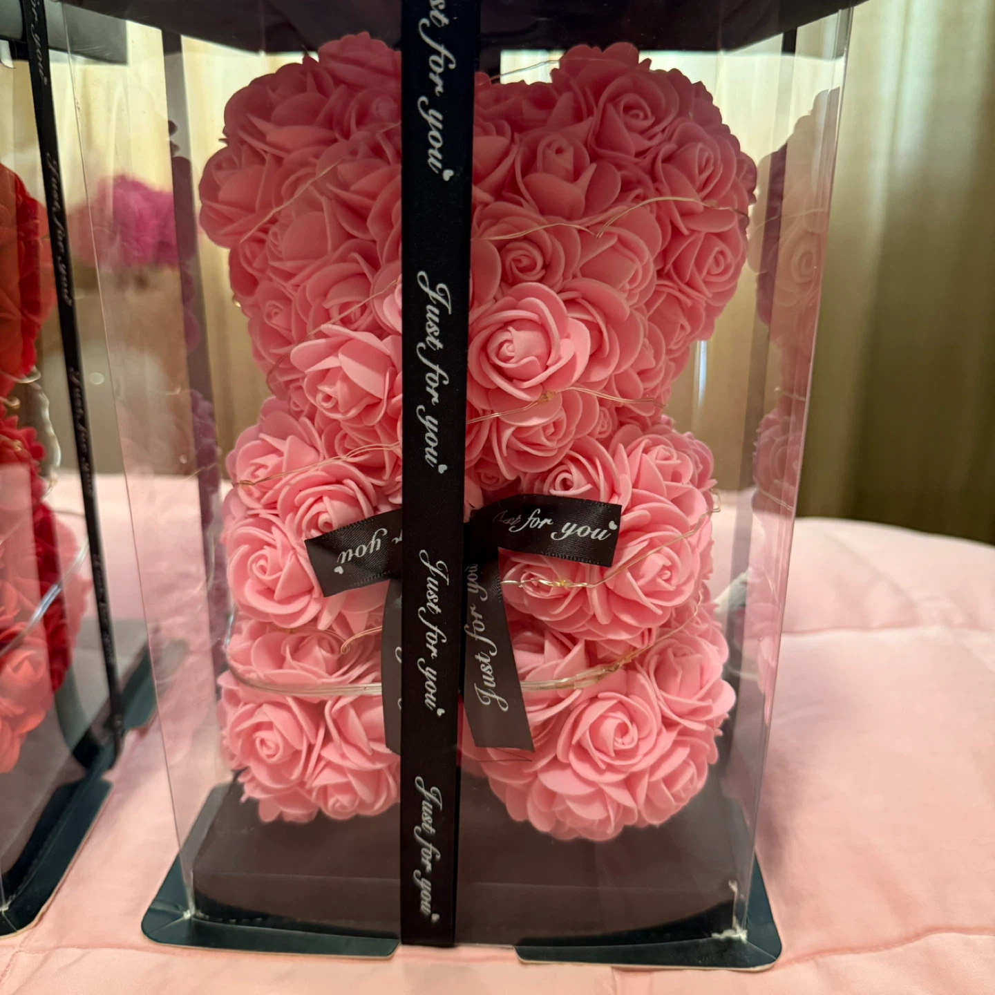 Rose Teddy Bears with Lights - photo 2