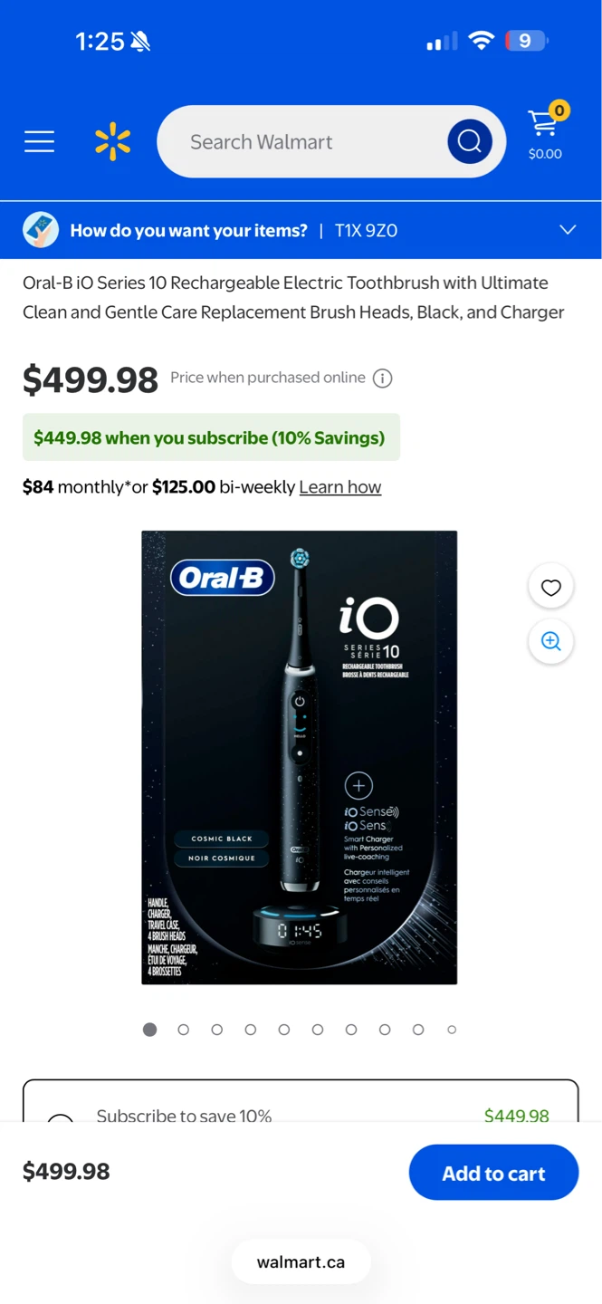 Oral-B iO Series 10 Rechargeable Electric Toothbrush
