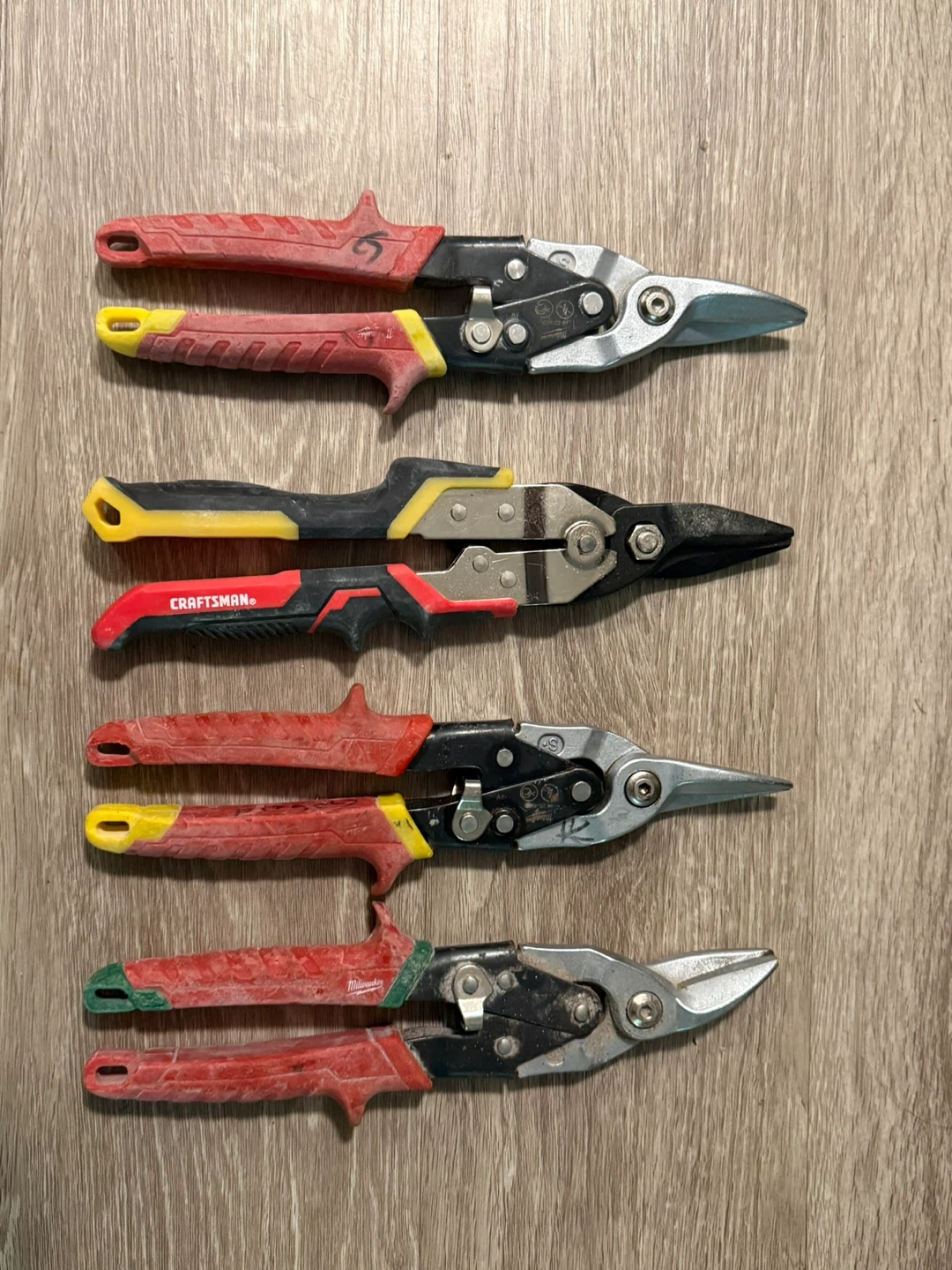 Milwaukee & Craftsman Tin Snips Set - photo 3