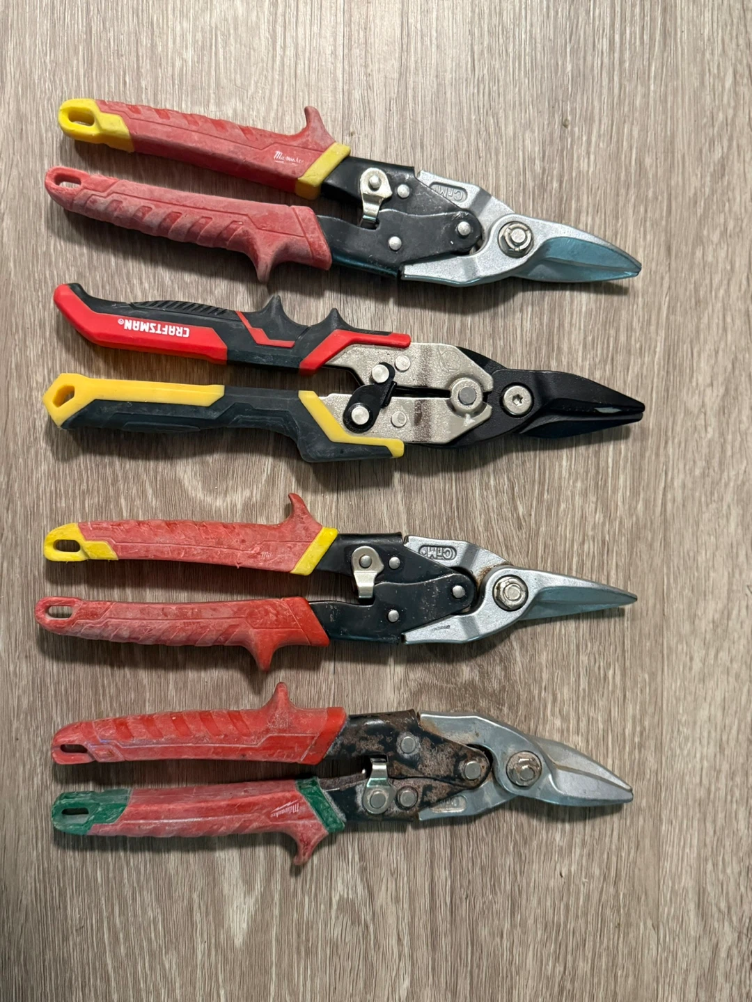Milwaukee & Craftsman Tin Snips Set