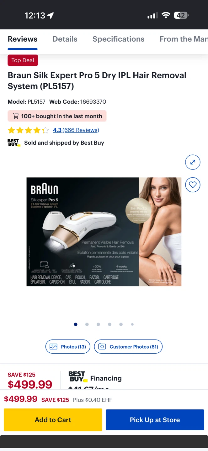 Braun Silk-expert Pro 5 IPL Hair Removal System - photo 3