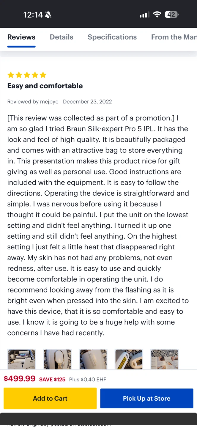 Braun Silk-expert Pro 5 IPL Hair Removal System - photo 5
