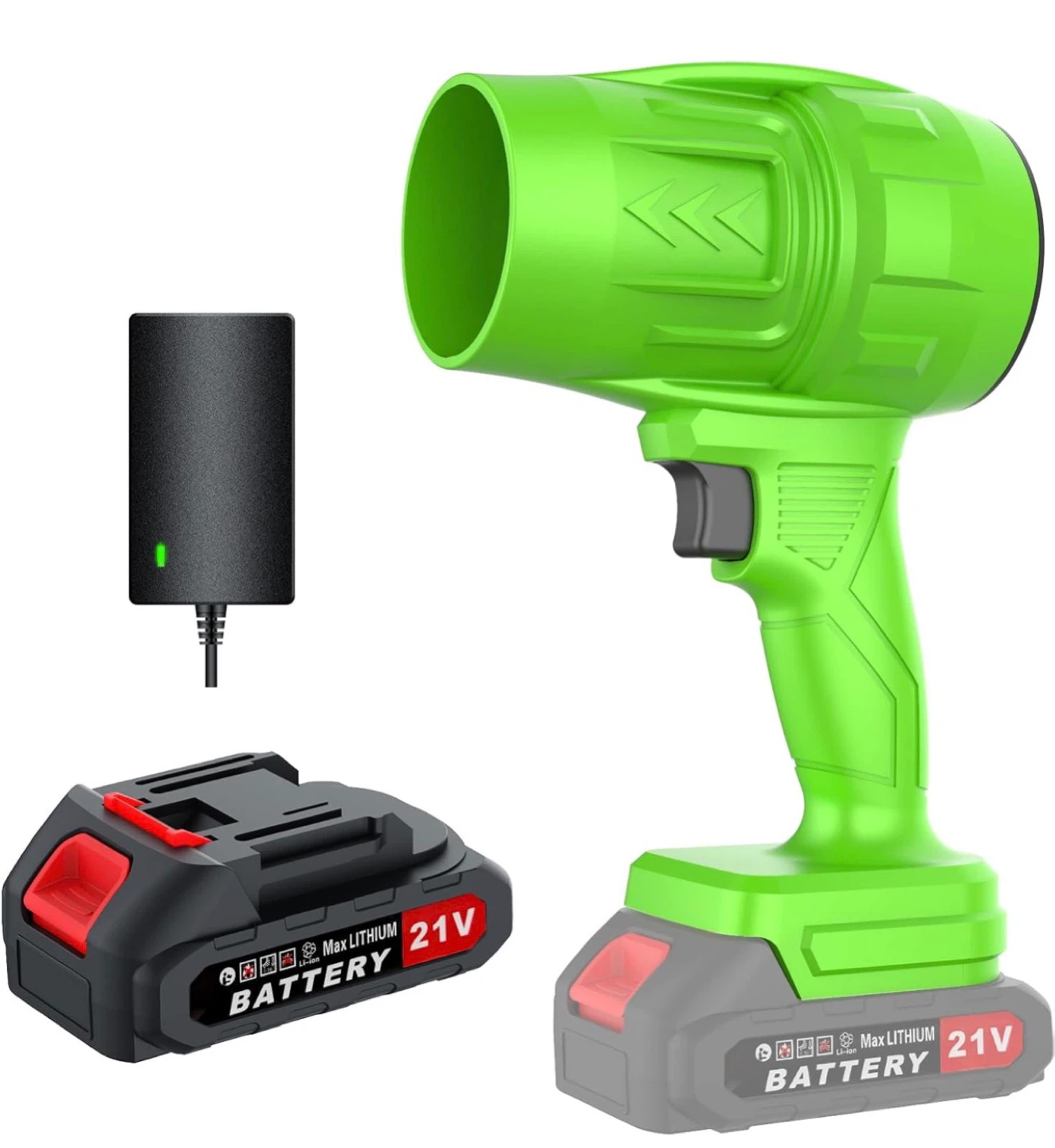 Green Cordless Leaf Blower / Air Blower